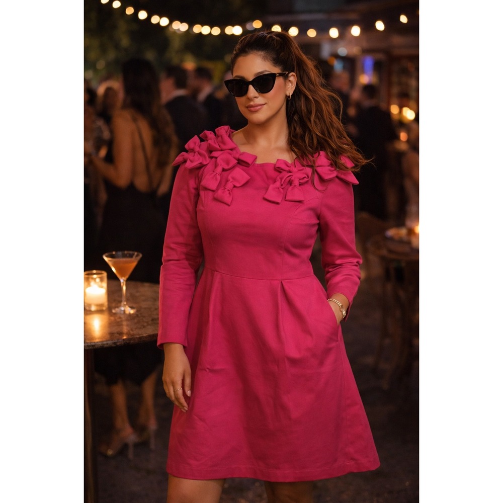 Tuckernuck x Cameron Eubanks Wimberly Pink Bow Dress – Size Small – NWT